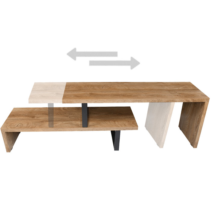 Steelside™ Dustin 107'' Media Console & Reviews Wayfair